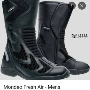 Brazilian Mondeo Motorcycle Leather Boots size 9